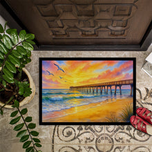 Load image into Gallery viewer, Beach Pier at Sunrise Doormat-24x36 Indoor / Outdoor Rug | Made in USA