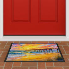 Load image into Gallery viewer, Beach Pier at Sunrise Doormat-24x36 Indoor / Outdoor Rug | Made in USA