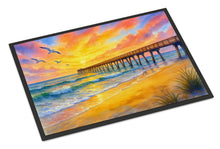 Load image into Gallery viewer, Beach Pier at Sunrise Doormat-24x36 Indoor / Outdoor Rug | Made in USA