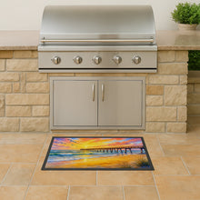 Load image into Gallery viewer, Beach Pier at Sunrise Doormat