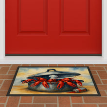 Load image into Gallery viewer, Crawfish Cooking Doormat-24x36 Indoor / Outdoor Rug | Made in USA
