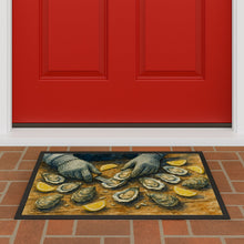 Load image into Gallery viewer, Shucking Oysters Doormat-24x36 Indoor / Outdoor Rug | Made in USA