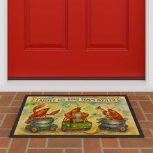 Load image into Gallery viewer, Crawfish Parade Doormat-24x36 Indoor / Outdoor Rug | Made in USA
