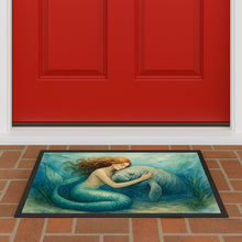 Load image into Gallery viewer, Mermaid and Manatee Doormat-24x36 Indoor / Outdoor Rug | Made in USA