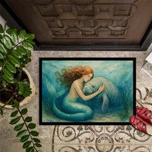 Load image into Gallery viewer, Mermaid and Manatee Doormat