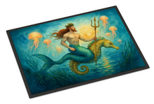 Load image into Gallery viewer, Mermman and Seahorse Doormat-24x36 Indoor / Outdoor Rug | Made in USA