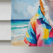 Load image into Gallery viewer, Basenji Summer Beach Time House Flag