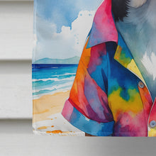 Load image into Gallery viewer, Beagle Summer Beach Time House Flag