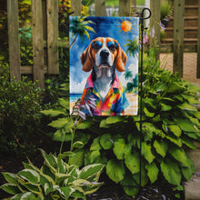 Load image into Gallery viewer, Beagle Summer Beach Time Garden Flag