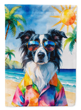 Load image into Gallery viewer, Border Collie Summer Beach Time Garden Flag