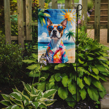 Load image into Gallery viewer, Red Boston Terrier Summer Beach Time Garden Flag