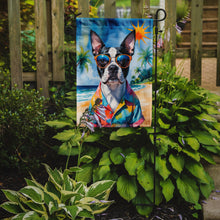 Load image into Gallery viewer, Boston Terrier Summer Beach Time Garden Flag