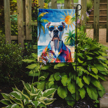 Load image into Gallery viewer, White Boxer Summer Beach Time Garden Flag
