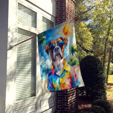 Load image into Gallery viewer, Boxer Summer Beach Time House Flag