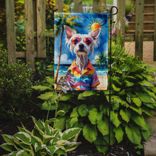 Load image into Gallery viewer, Chinese Crested Summer Beach Time Garden Flag