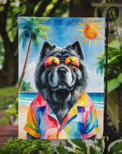 Load image into Gallery viewer, Black Chow Chow Summer Beach Time Garden Flag