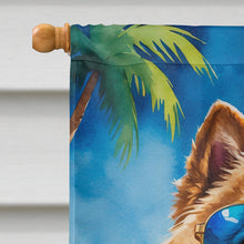 Load image into Gallery viewer, Chow Chow Summer Beach Time House Flag