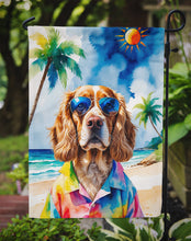 Load image into Gallery viewer, Cocker Spaniel Summer Beach Time Garden Flag