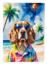 Load image into Gallery viewer, Cocker Spaniel Summer Beach Time Garden Flag