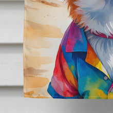 Load image into Gallery viewer, Corgi Summer Beach Time House Flag