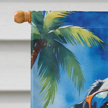 Load image into Gallery viewer, Dalmatian Summer Beach Time House Flag