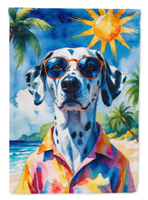 Load image into Gallery viewer, Dalmatian Summer Beach Time House Flag