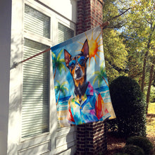 Load image into Gallery viewer, Doberman Pinscher Summer Beach Time House Flag
