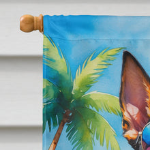 Load image into Gallery viewer, Doberman Pinscher Summer Beach Time House Flag
