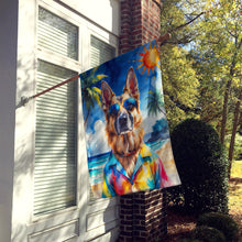 Load image into Gallery viewer, German Shepherd Summer Beach Time House Flag
