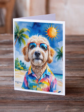 Load image into Gallery viewer, GoldendoodleSummer Beach Time Greeting Cards Pack of 8