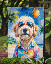 Load image into Gallery viewer, GoldendoodleSummer Beach Time Garden Flag