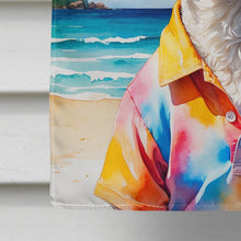 Load image into Gallery viewer, Labradoodle Summer Beach Time House Flag