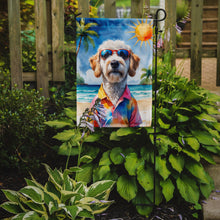 Load image into Gallery viewer, Labradoodle Summer Beach Time Garden Flag