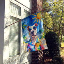 Load image into Gallery viewer, Pit Bull Terrier Summer Beach Time House Flag