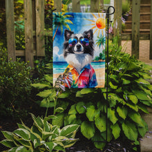 Load image into Gallery viewer, Pomeranian Summer Beach Time Garden Flag