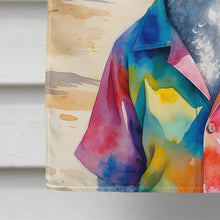 Load image into Gallery viewer, White Poodle Summer Beach Time House Flag