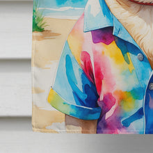 Load image into Gallery viewer, Pug Summer Beach Time House Flag