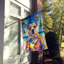 Load image into Gallery viewer, Shar Pei Summer Beach Time House Flag