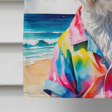 Load image into Gallery viewer, Westie Summer Beach Time House Flag