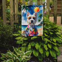 Load image into Gallery viewer, Westie Summer Beach Time Garden Flag