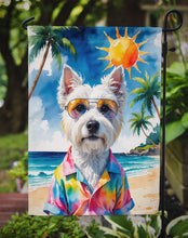 Load image into Gallery viewer, Westie Summer Beach Time Garden Flag