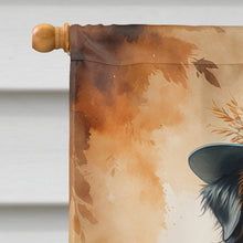 Load image into Gallery viewer, Australian Shepherd Thanksgiving House Flag