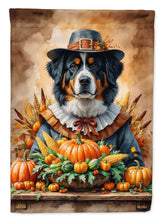 Load image into Gallery viewer, Bernese Mountain Dog Thanksgiving House Flag
