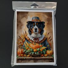 Load image into Gallery viewer, Bernese Mountain Dog Thanksgiving Greeting Cards Pack of 8