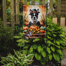Load image into Gallery viewer, Boston Terrier Thanksgiving Garden Flag