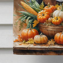 Load image into Gallery viewer, White Boxer Thanksgiving House Flag
