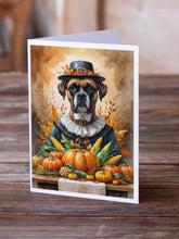 Load image into Gallery viewer, Boxer Thanksgiving Greeting Cards Pack of 8
