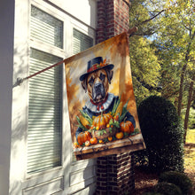 Load image into Gallery viewer, Bullmastiff Thanksgiving House Flag