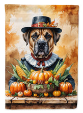 Load image into Gallery viewer, Bullmastiff Thanksgiving House Flag