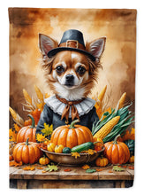 Load image into Gallery viewer, Chihuahua Thanksgiving House Flag